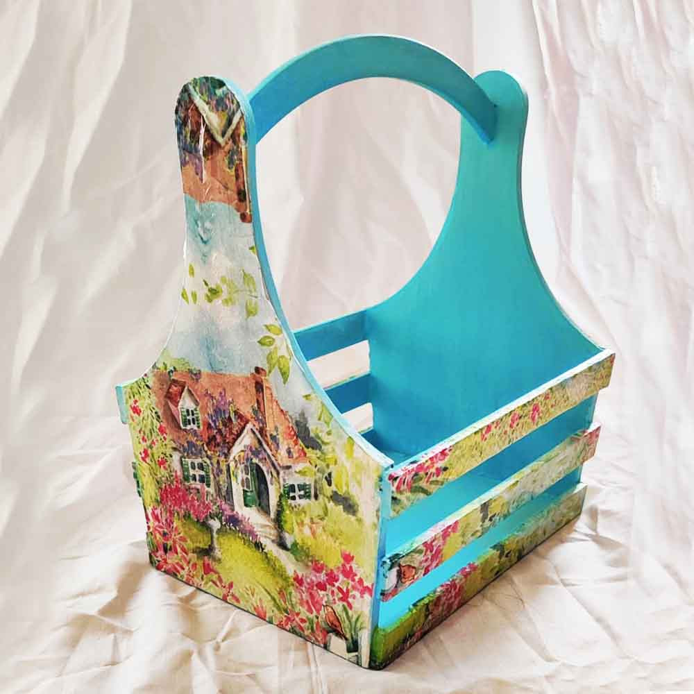 Decoupage Basket